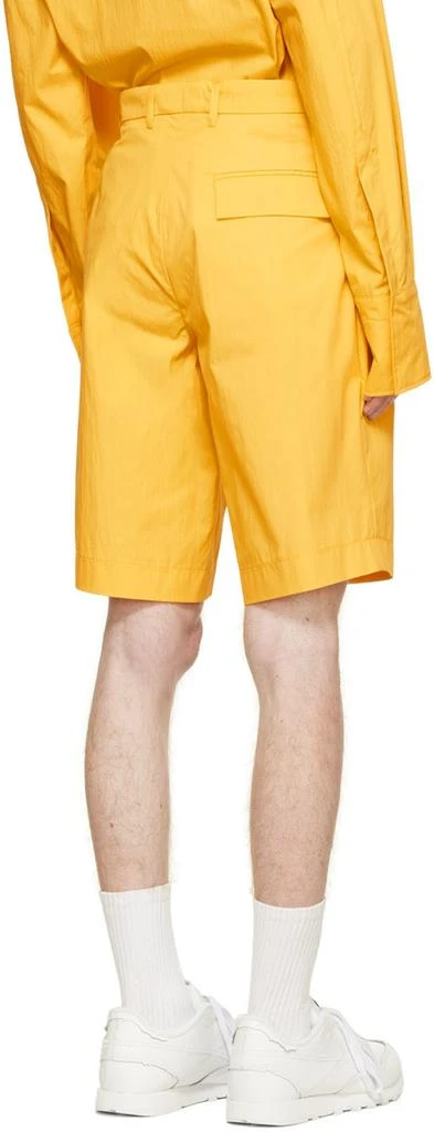 Bianca Saunders Yellow Cotton Shorts 3