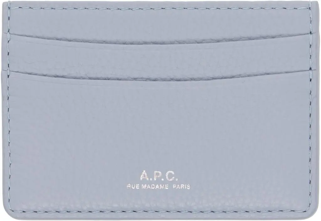 A.P.C. Blue André Card Holder