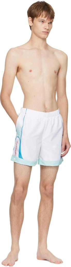 Casablanca Blue
White Logo Swim Shorts 4