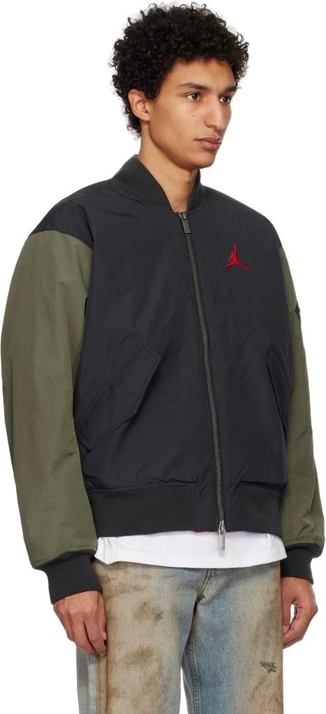 Jordan Black & Khaki Renegade Bomber 2