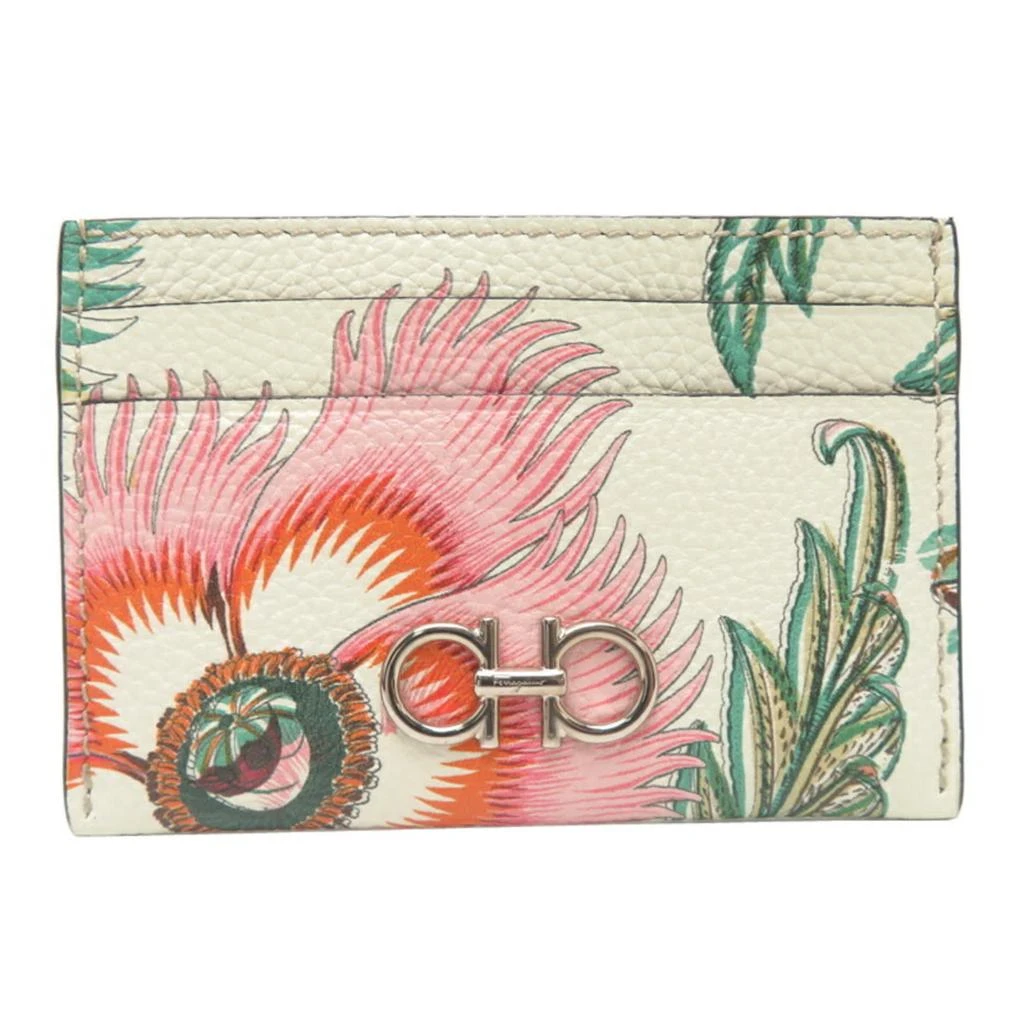 Salvatore Ferragamo Leather Card Case (Pre-Owned)