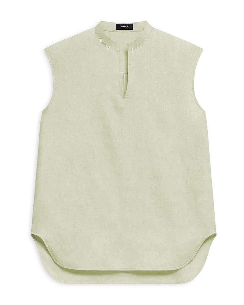 Theory Boxy Linen Top 6