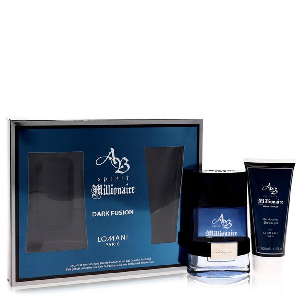 LOMANI 2 Piece Spirit Millionaire Dark Fusion Mens Gift Set