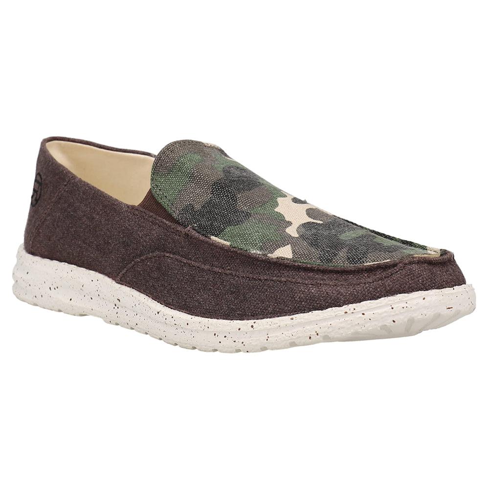 Roper Hang Loose Camo Slip On Casual Flats