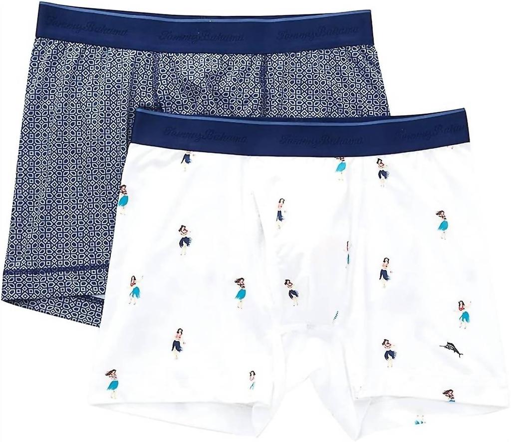 Tommy Bahama - Men's 2-pack Mesh Tech Retail Boxed Boxer Brief