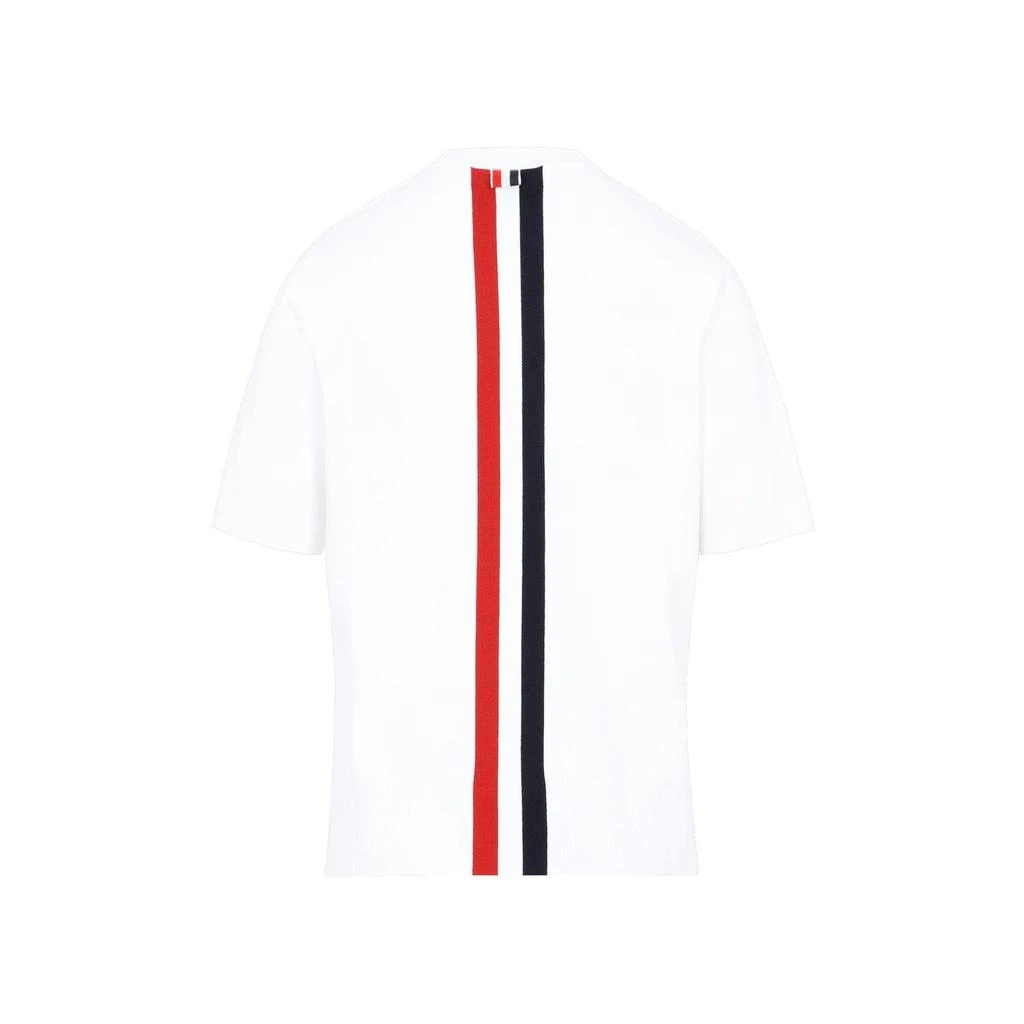 Thom Browne Thom Browne RWB Intarsia-Knit Crewneck T-Shirt 2