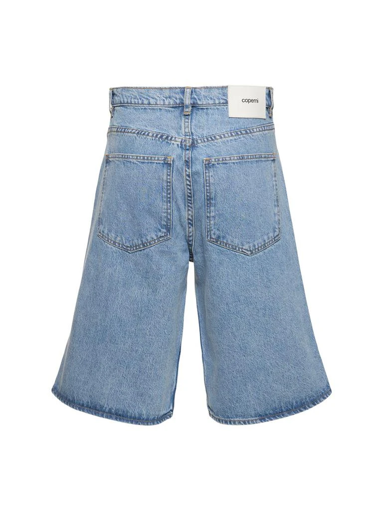 COPERNI Cotton Denim Wide Bermuda Shorts 4