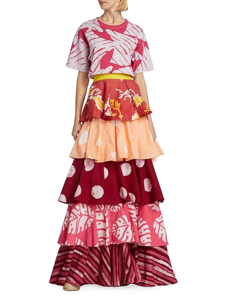 Studio 189 Erica Tiered Ruffle Maxi Skirt 2