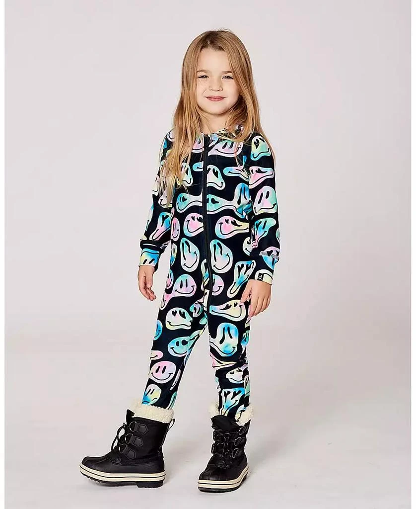 Deux par Deux Baby Girl One-Piece Thermal Underwear Smiley Face Girl - Baby 3