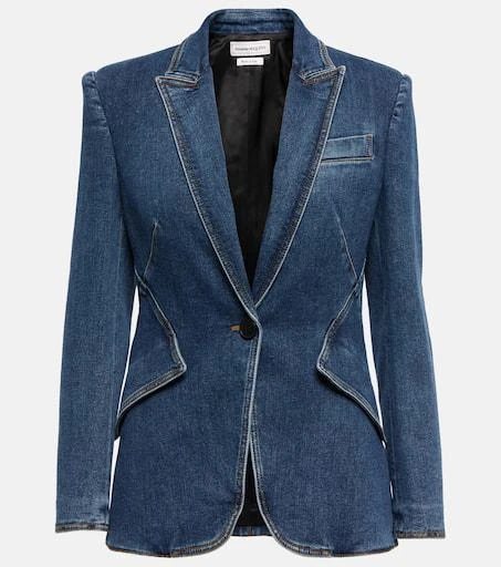 Alexander McQueen Denim blazer 1