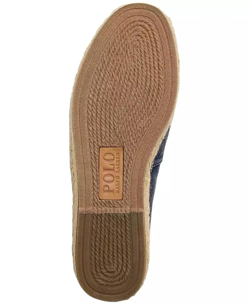 Ralph Lauren Men's Cevio Washed Canvas Espadrilles 5