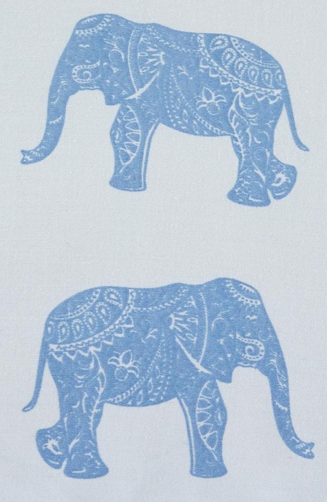Melange Home Elephants 400 Thread Count Cotton Duvet Set
