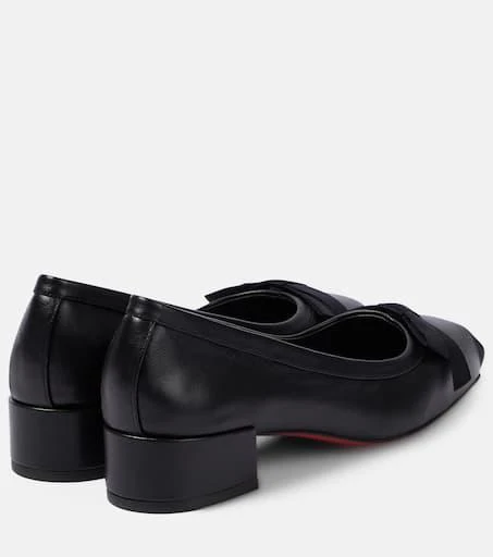 Christian Louboutin Mamaflirt 30 bow-detail leather pumps 3