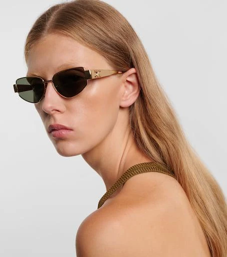 Celine Eyewear Triomphe Metal 04 cat-eye sunglasses 3