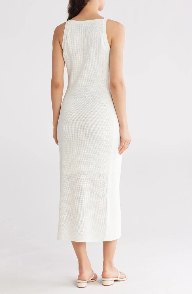 Theory Square Neck Midi Sweater Dress 2