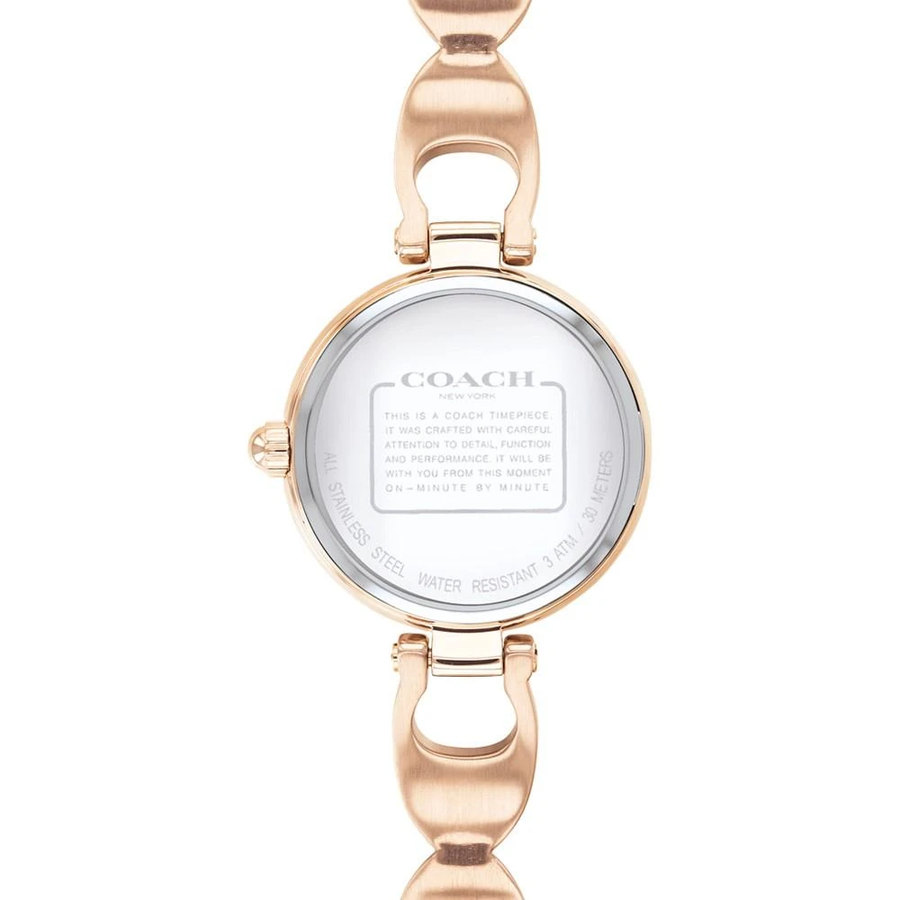 Coach Women's Park Rose Gold-Tone Stainless Steel Bracelet Watch 26mm 4