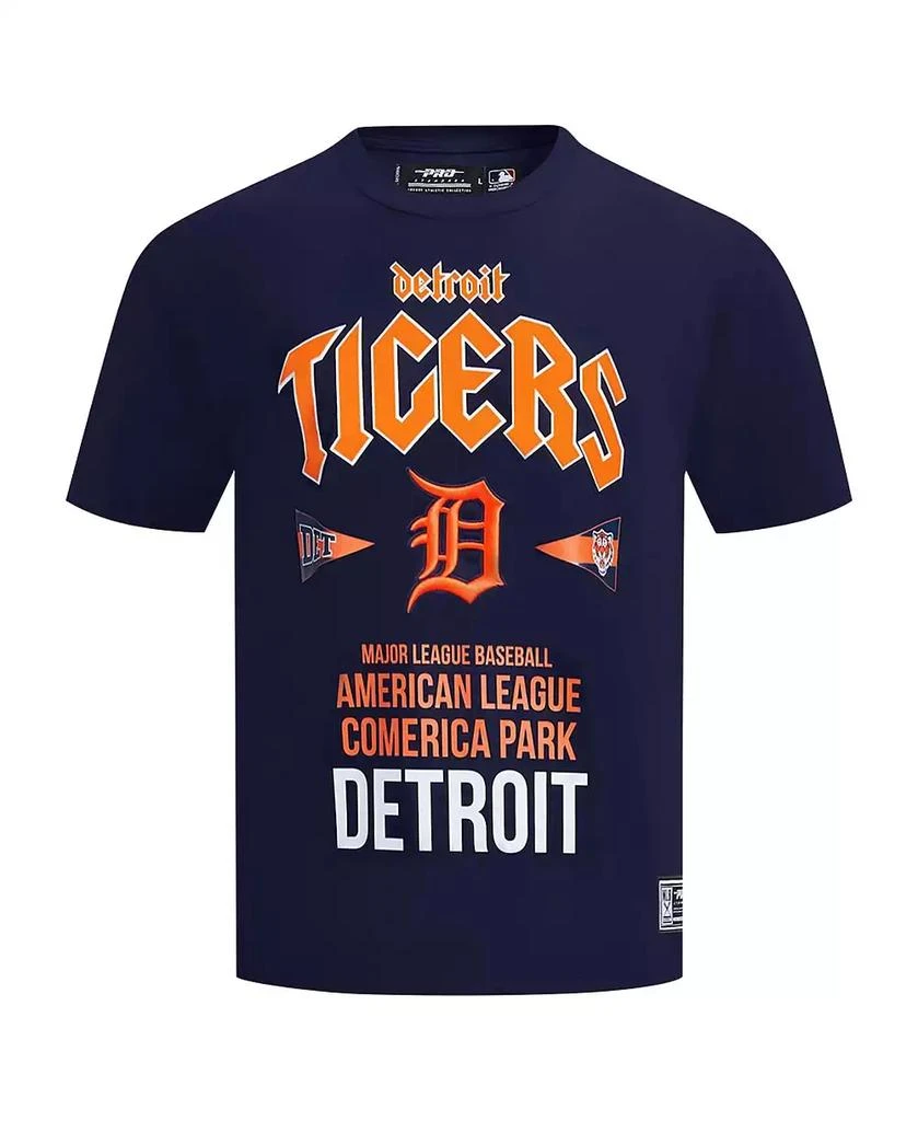 Pro Standard Men's Navy Detroit Tigers Oversized City Tour T-Shirt 4