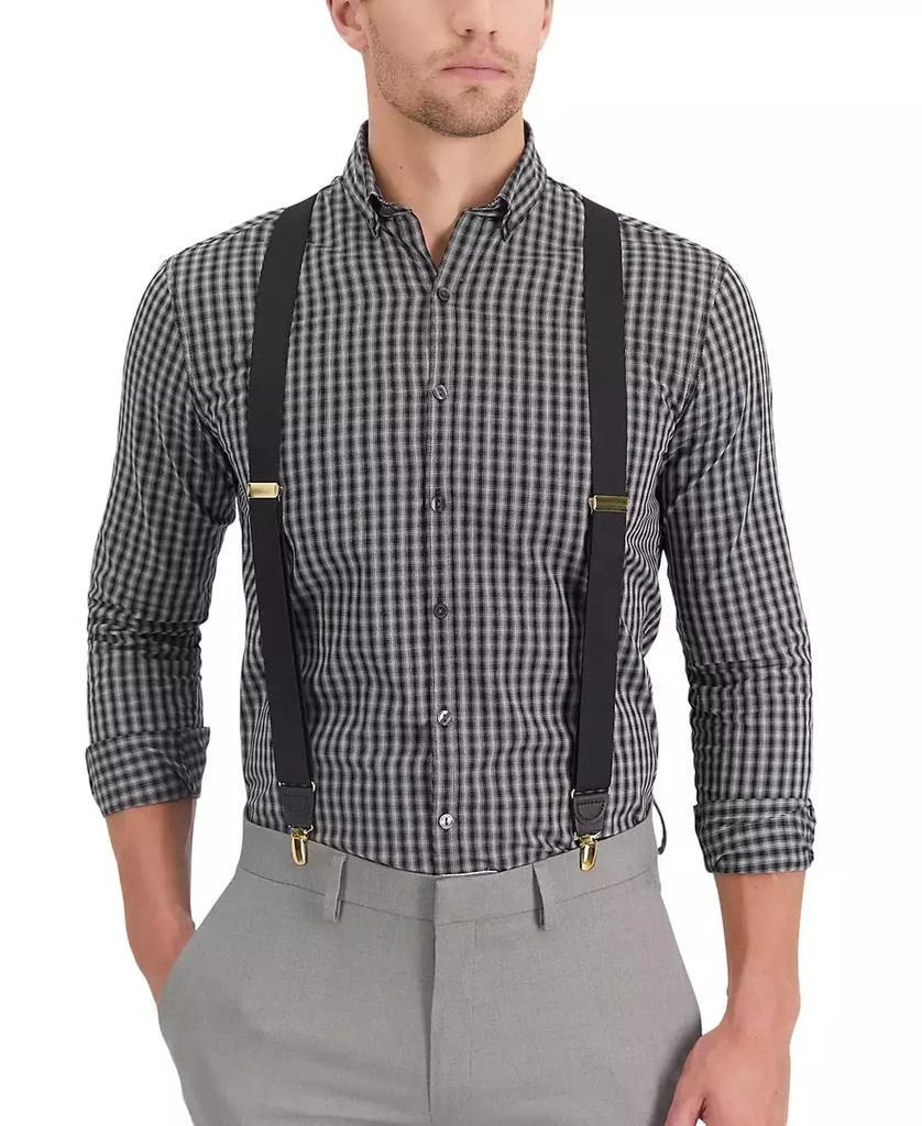 Club Room Men's Solid Suspenders, Created for Macy's 2