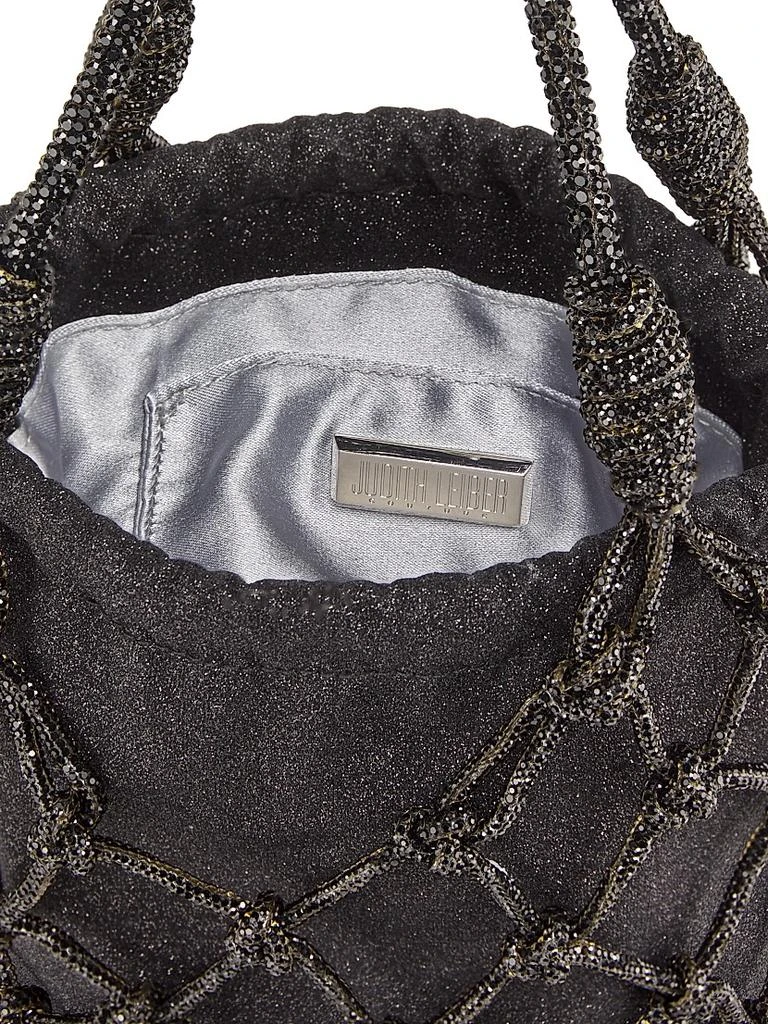 Judith Leiber Net Crystal-Embellished Pouch 4