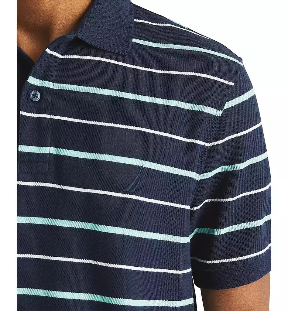 Nautica Men's Striped  Classic Fit Deck Polo Shirt 3