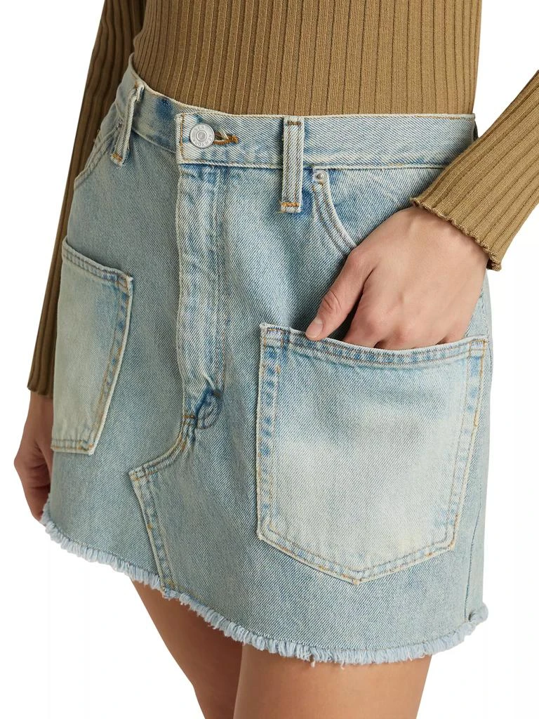 Sea Alba Patch-Pocket Denim Miniskirt 6