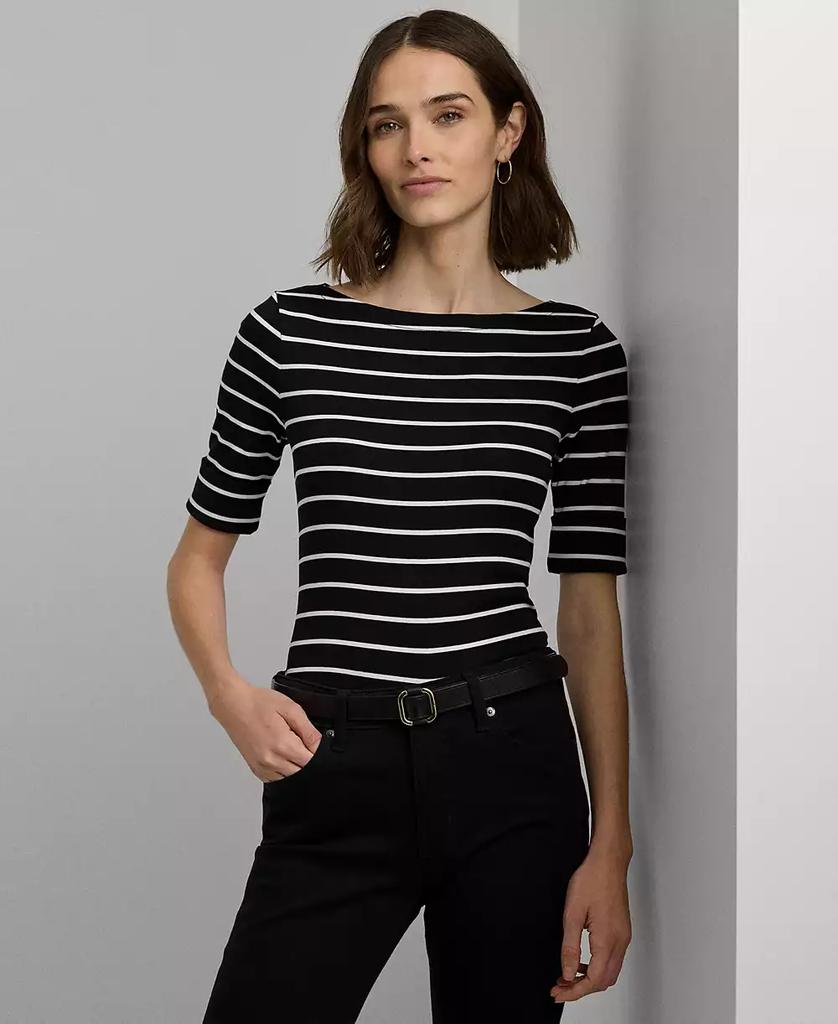 Ralph Lauren Striped Boatneck Top