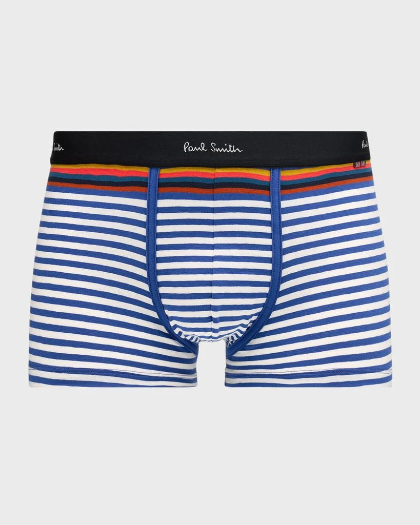 Paul Smith Men's Bright Stripe Cotton-Stretch Trunks 1