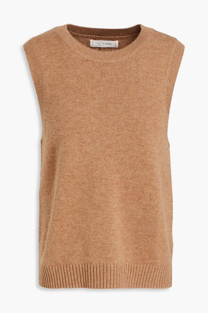 Chinti & Parker Wool and cashmere-blend vest 1