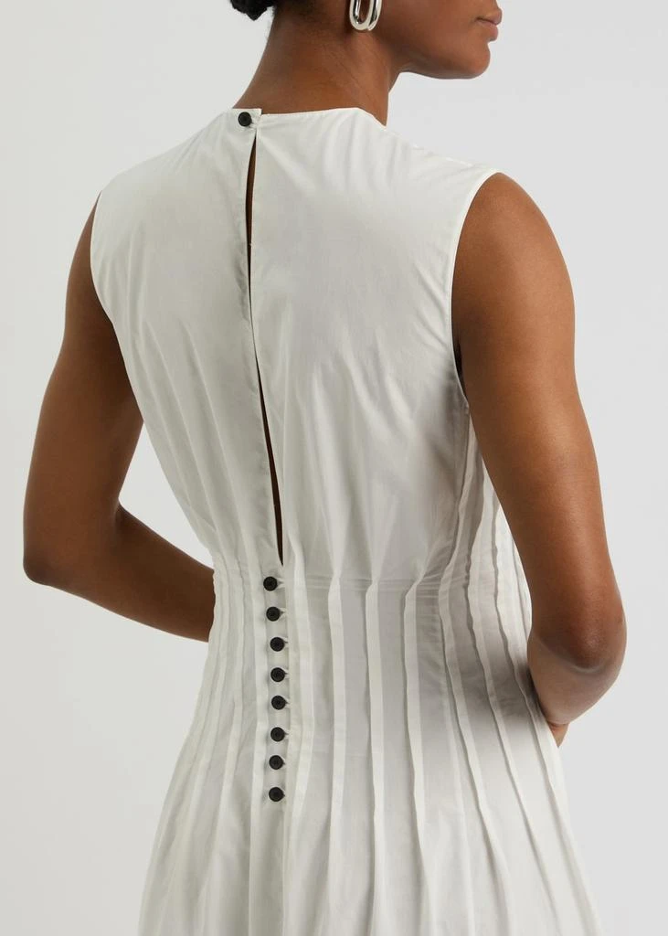 Khaite Wes cotton midi dress  5