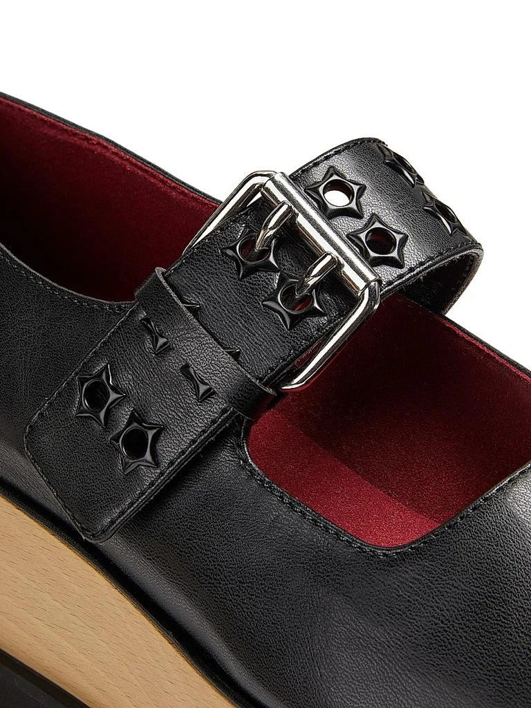 Stella McCartney Elyse 70MM Mary Jane Platform Wedges 5