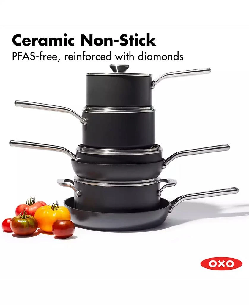 OXO Professional HA 10-Pc. Ceramic Nonstick Cookware Set 2