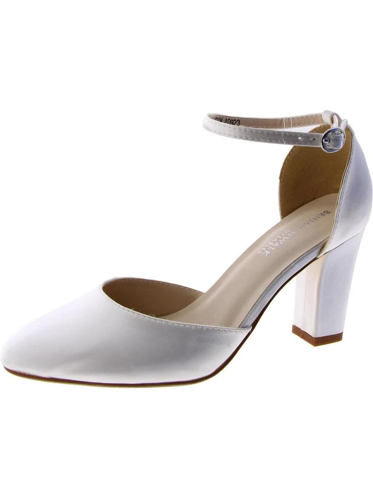 Touch Ups Amanda Womens Glitter Ankle Strap Pumps 4