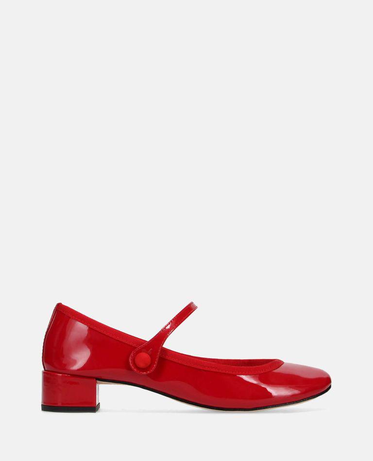 Repetto Rose Babies Patent Leather Mary Jane