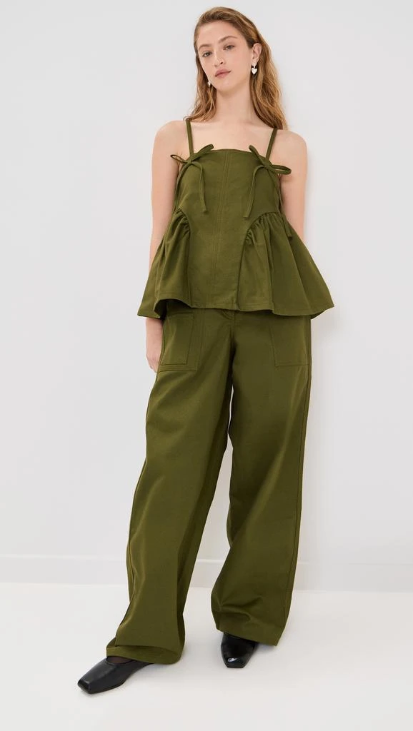 CECILIE BAHNSEN Akira Denim Top 4