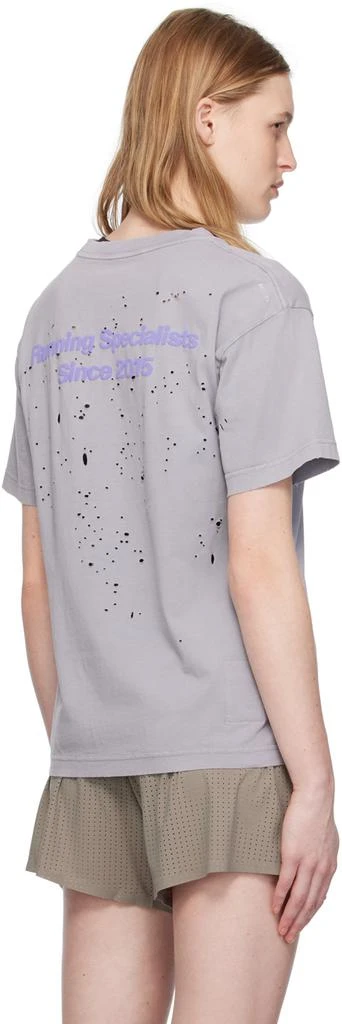 Satisfy Gray Ventilated T-Shirt 3