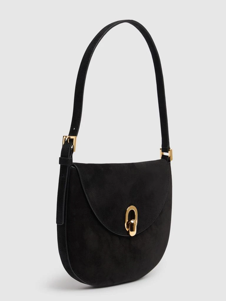SAVETTE The Small Tondo Suede Hobo Bag 2