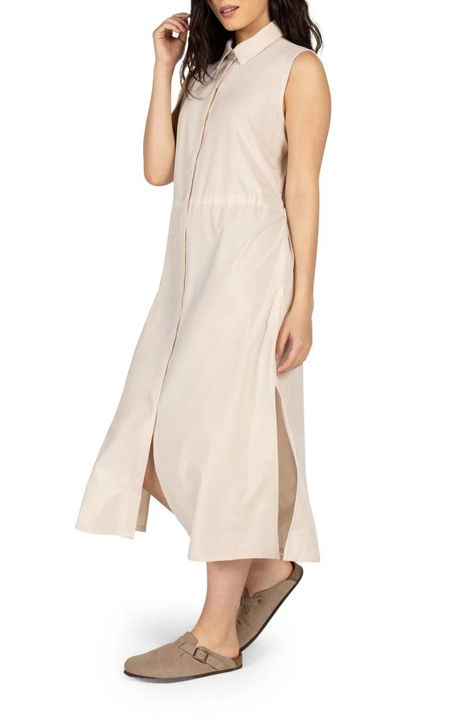 Sleeveless Four-Way Stretch Midi Dress