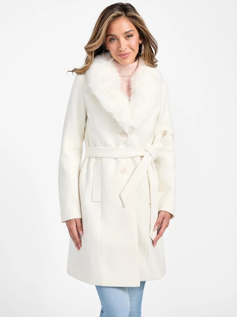 Guess Factory Cheryl Faux-Fur Coat 1
