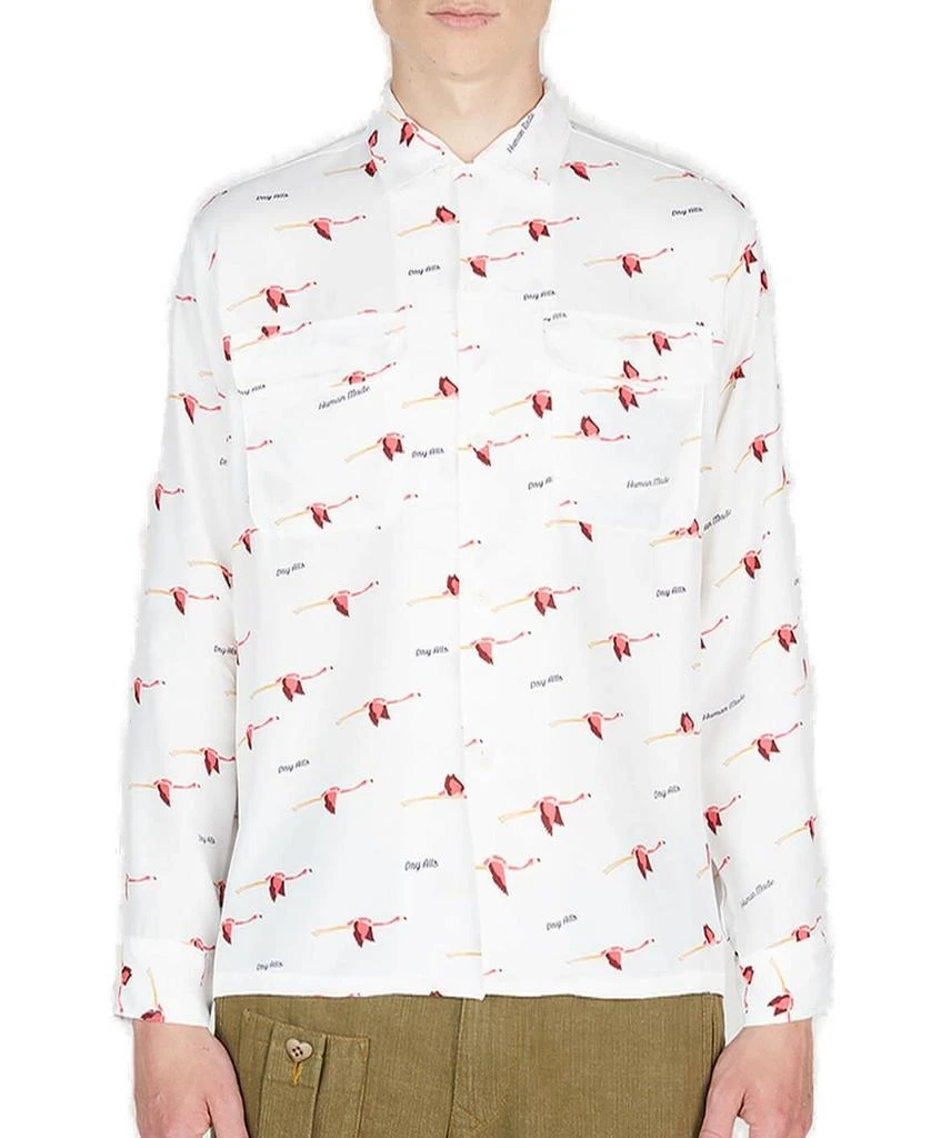 Human Made Human Made Flamingo Buttoned Shirt 1