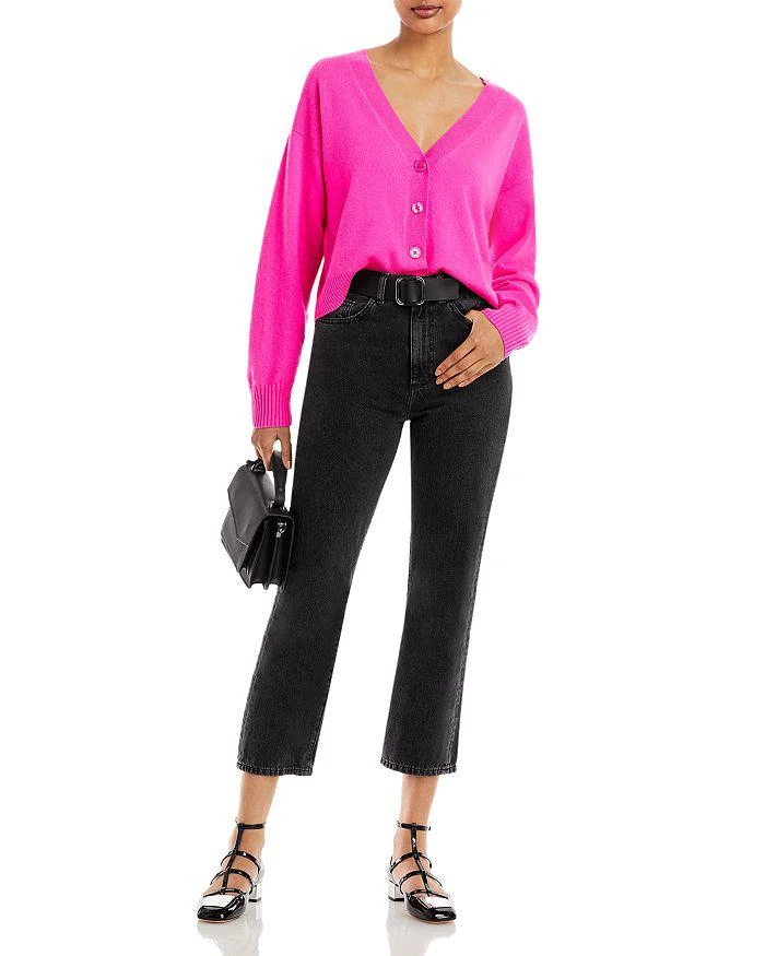 AQUA V-Neck Cardigan - Exclusive 4