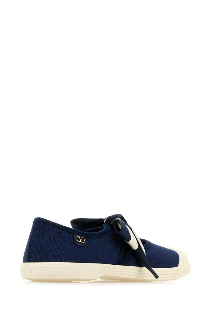 Valentino Navy blue canvas Bay By Bay slip ons 3