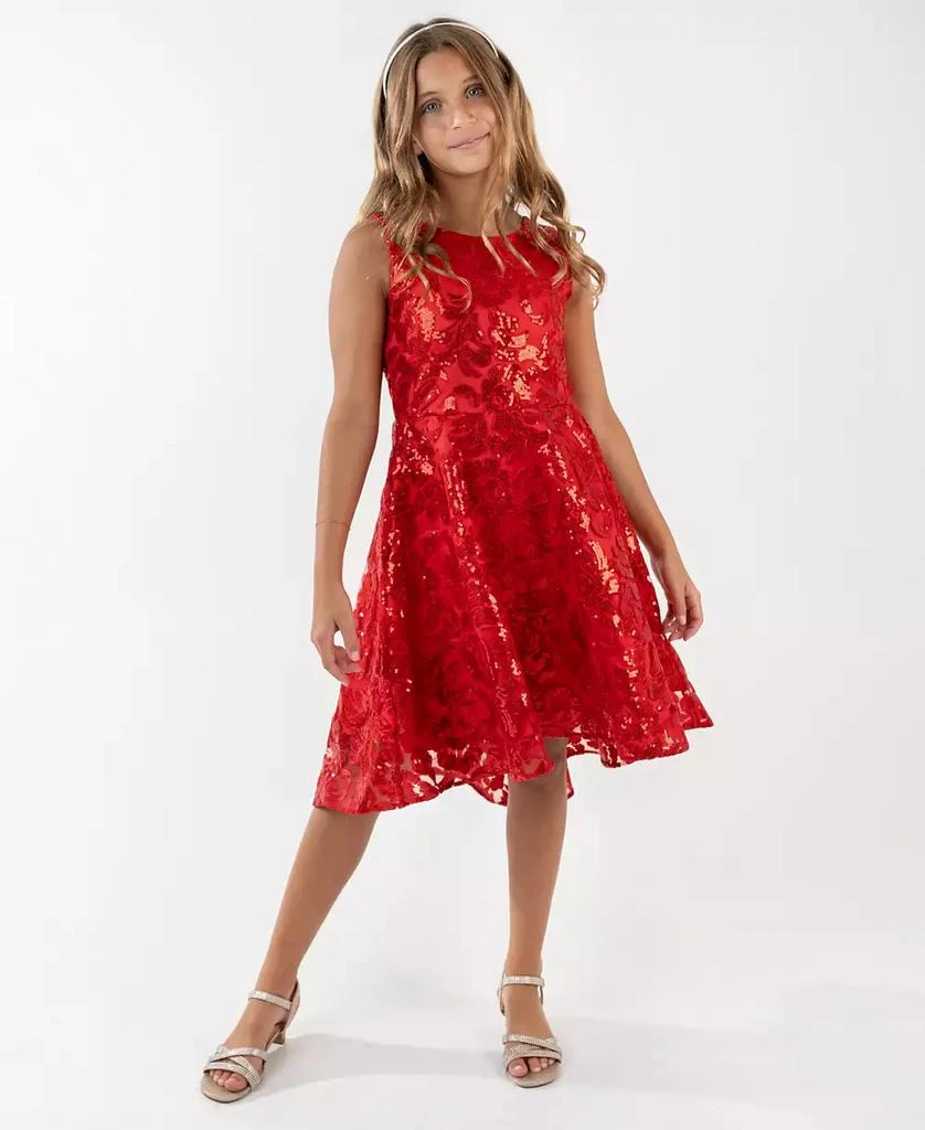 green emerald velvet dress Amazon.com: Rare Editions Girls 7-16 Navy Embroidered Mesh Mikado Wrap  Skirt Dress (14): Clothing, Shoes & Jewelry