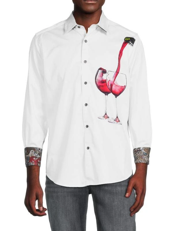 Robert Graham Date Night Wine Button Down Shirt 1