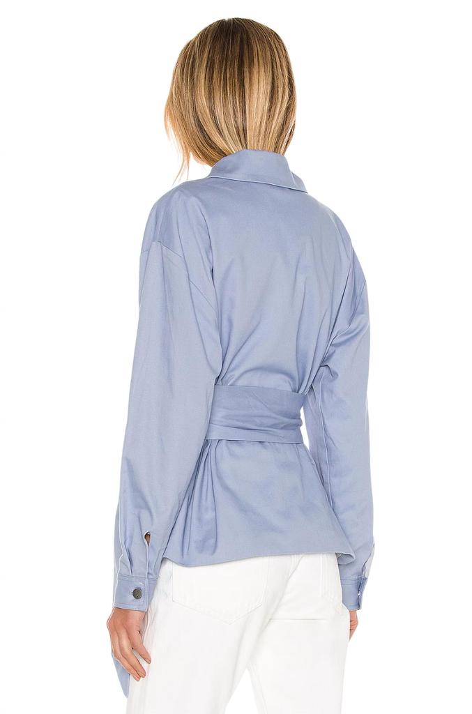 Lovers + Friends Frankie Jacket In Baby Blue