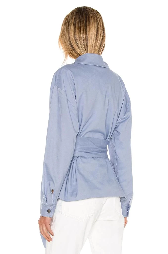 Lovers + Friends Frankie Jacket In Baby Blue 2
