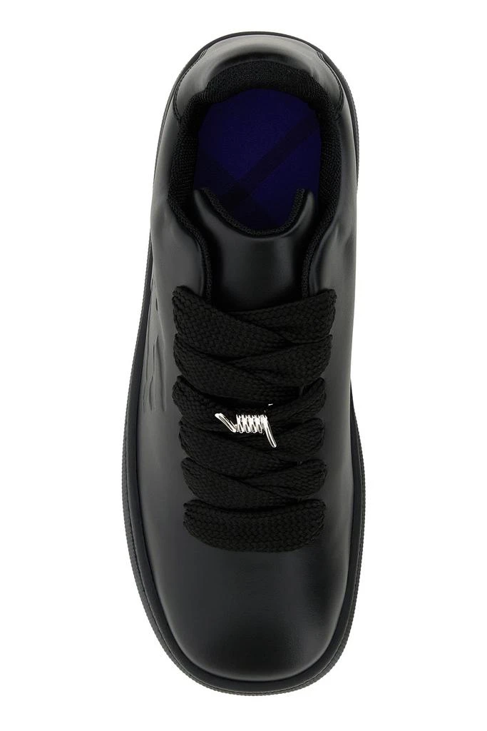 Burberry Black leather Box sneakers 3