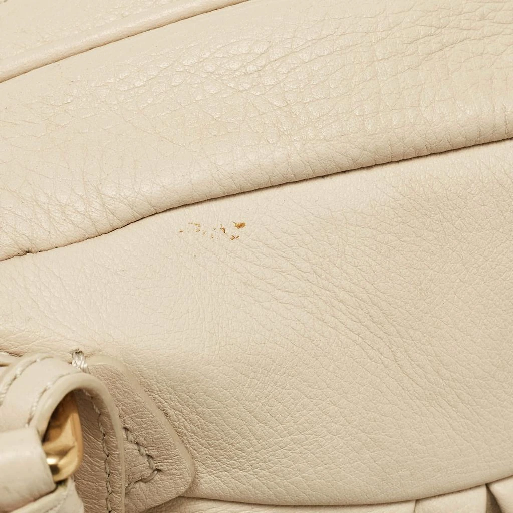 Marc Jacobs Marc by Marc Jacobs Off White Leather Classic Q Baby Groovee Satchel 15