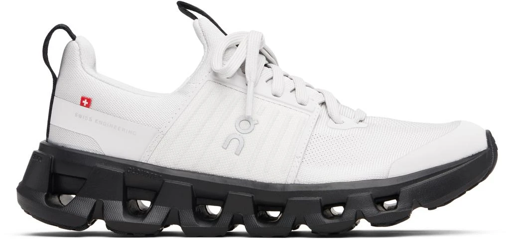 On Kids Gray Cloudswift Sneakers