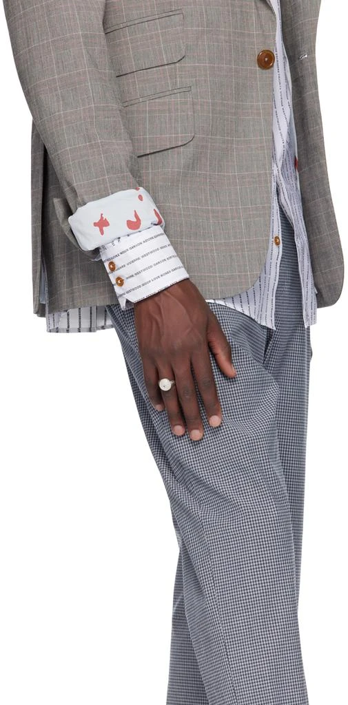 octi Silver Dendro Sapphire Signet Ring 2