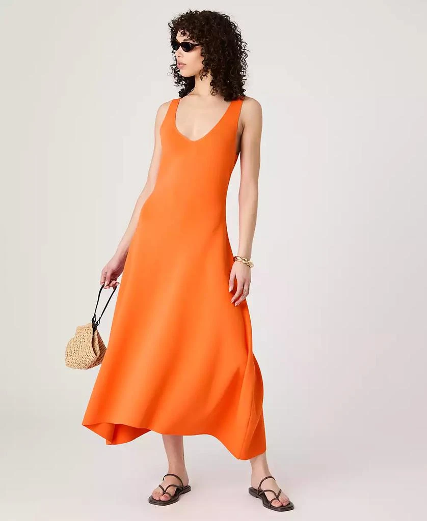 French Connection Women's V-Neck Fit & Flare Midi Dress 6
